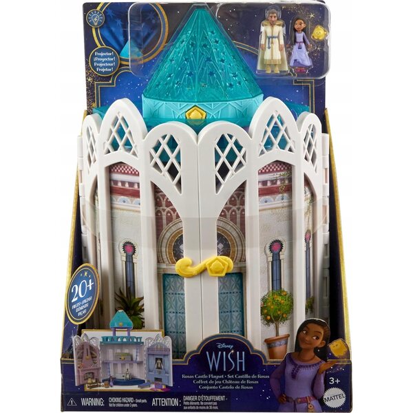 Disney Princess Rosas Castle 2 Ebenen mit Lichtern und Zubehör - Kinderspiel