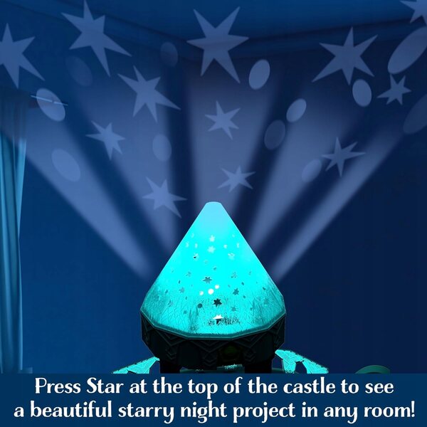 Disney Princess Rosas Castle 2 Ebenen mit Lichtern und Zubehör - Kinderspiel