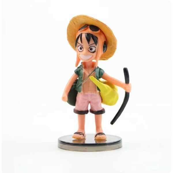 Комплект от 6 колекционерски фигурки Luffy от една част 5-9 cm Bandai OWL