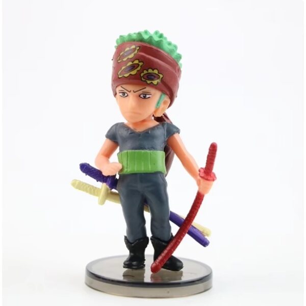 Комплект от 6 колекционерски фигурки Luffy от една част 5-9 cm Bandai OWL