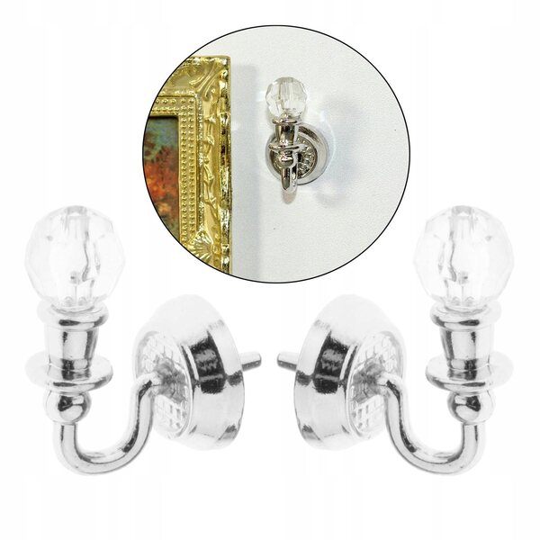 Mini lampade LED da parete per casa delle bambole 1:12 set 2 pezzi argento