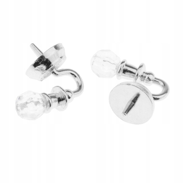 Mini lampade LED da parete per casa delle bambole 1:12 set 2 pezzi argento