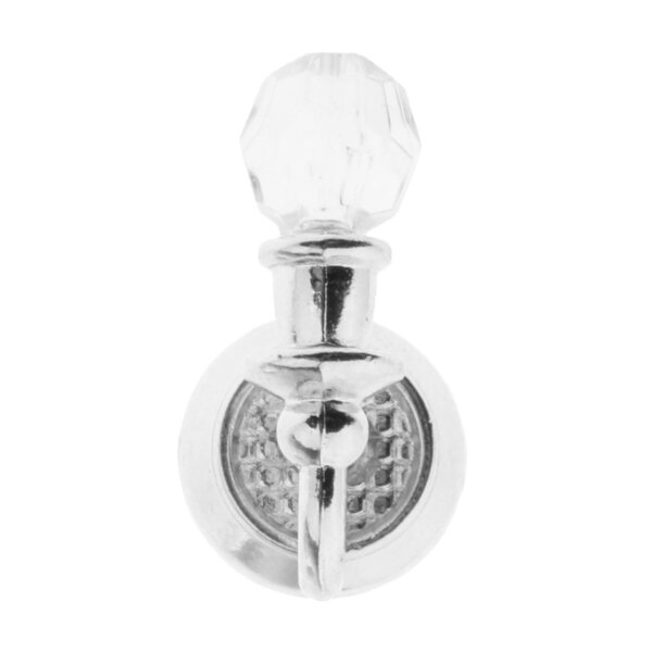 Mini lampade LED da parete per casa delle bambole 1:12 set 2 pezzi argento