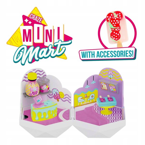 Craze Mini Mart Mix - Miniatura Casa per Bambole con Accessori in 6 Modelli