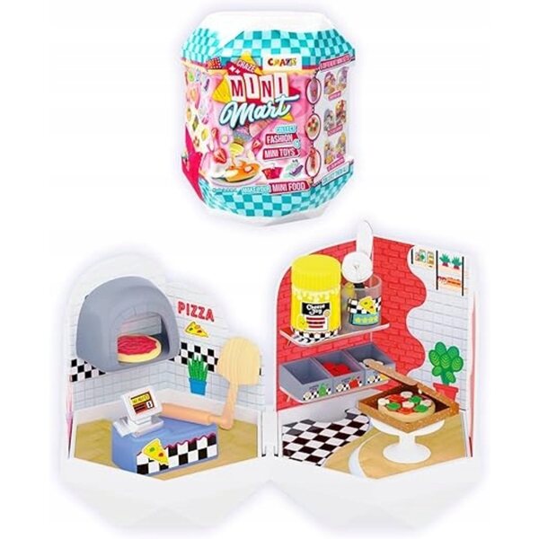 Craze Mini Mart Mix - Miniatura Casa per Bambole con Accessori in 6 Modelli