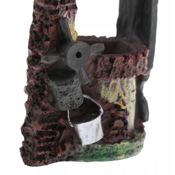 Brunnenmodell aus Harz für Diorama, Landschaftszubehör 6x3,8x8 cm