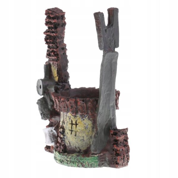 Brunnenmodell aus Harz für Diorama, Landschaftszubehör 6x3,8x8 cm