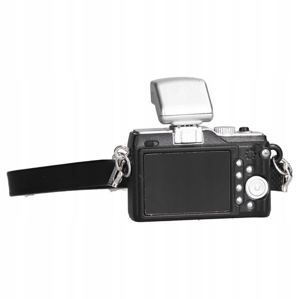 Mini fotocamere per bambole set 4 pezzi con suono e flash, decorazione realistica