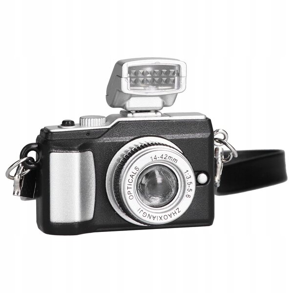 Mini fotocamere per bambole set 4 pezzi con suono e flash, decorazione realistica