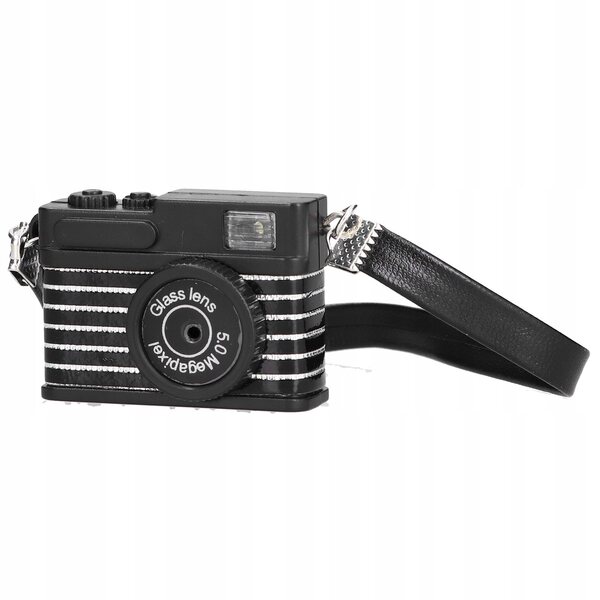 Mini fotocamere per bambole set 4 pezzi con suono e flash, decorazione realistica