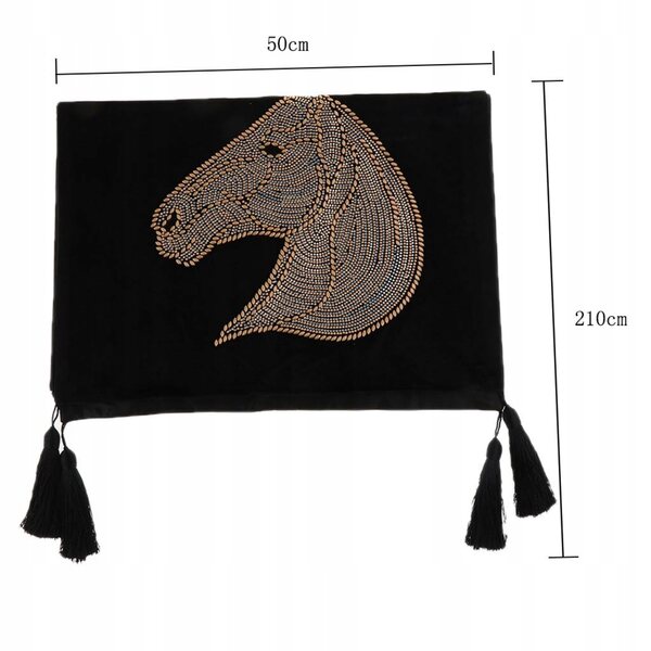 Runner da letto in velluto 50x210 cm - protezione elegante per la camera da letto e l'hotel