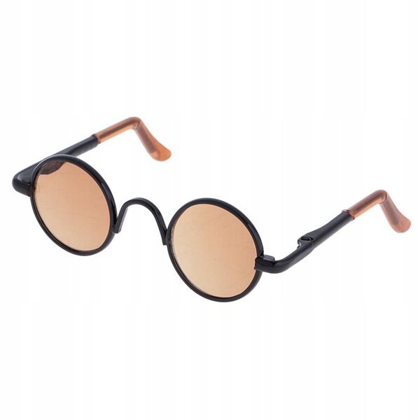 Legierungs-Rundrahmen-BJD-Puppenbrille für SD-, MSD- und YOSD-Modelle