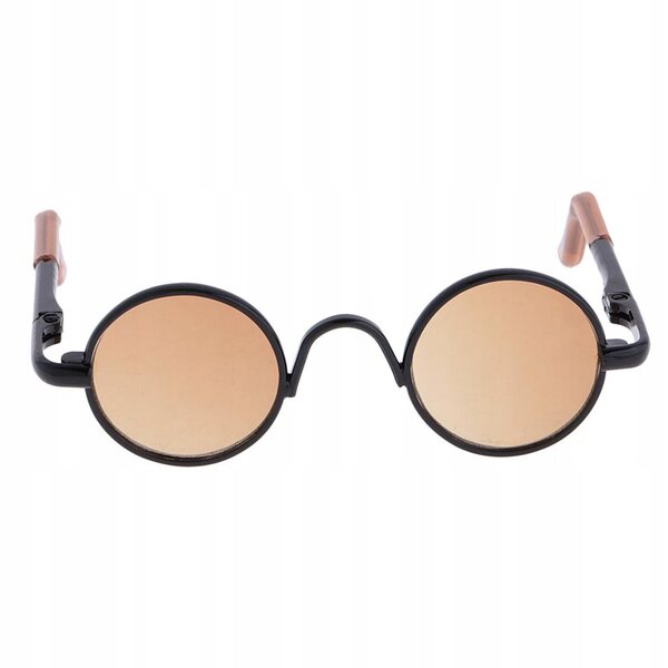 Legierungs-Rundrahmen-BJD-Puppenbrille für SD-, MSD- und YOSD-Modelle
