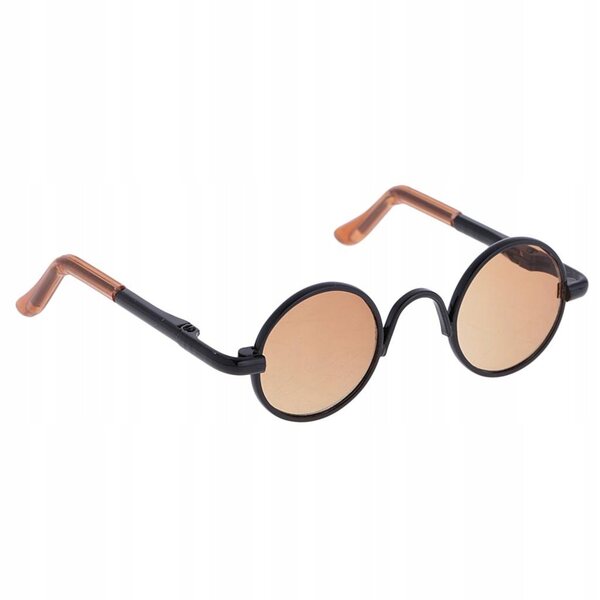 Legierungs-Rundrahmen-BJD-Puppenbrille für SD-, MSD- und YOSD-Modelle