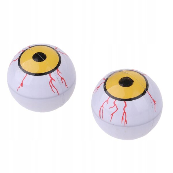 28 mm blutunterlaufene Augäpfel für BJD-Puppen, 2 Stück, DIY-Kunststoffzubehör