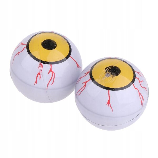 28 mm blutunterlaufene Augäpfel für BJD-Puppen, 2 Stück, DIY-Kunststoffzubehör