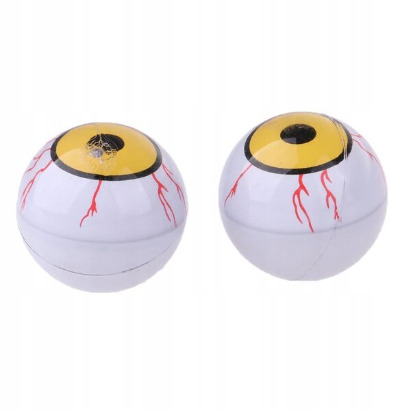 28 mm blutunterlaufene Augäpfel für BJD-Puppen, 2 Stück, DIY-Kunststoffzubehör