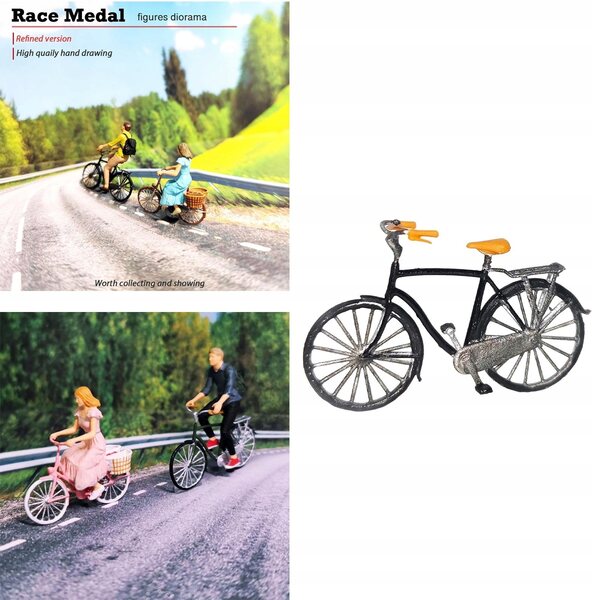 Figurine Miniature Realistiche 1:64 in Resina - Modellini Persone Colorate