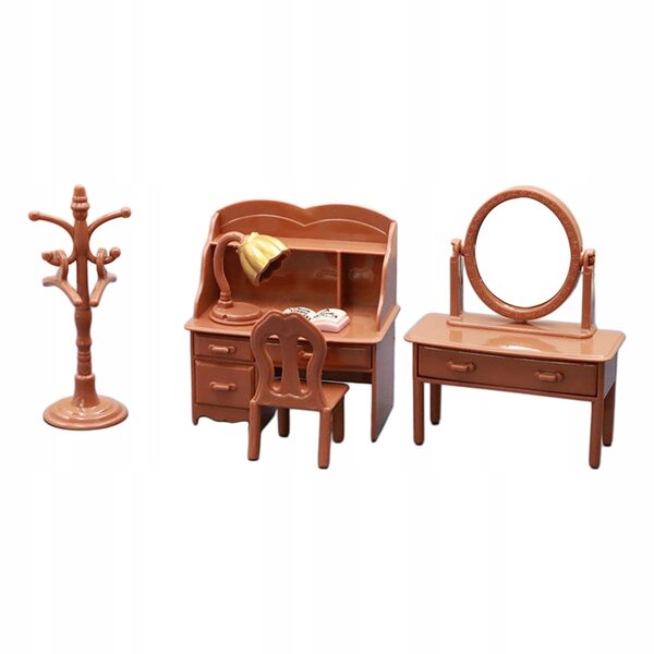 Set Mobili Realistici in PVC per Casetta delle Bambole Scala 1:12