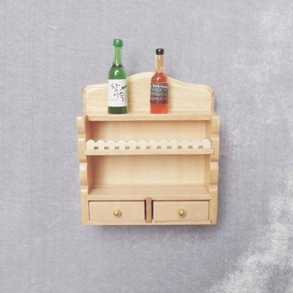 Miniatura 1:12 - Szafka in Legno per Casa delle Bambole - Mobili Decorativi