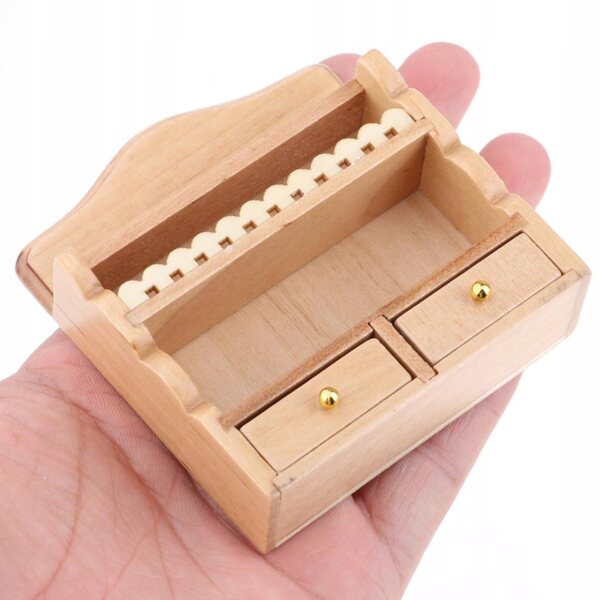 Miniatura 1:12 - Szafka in Legno per Casa delle Bambole - Mobili Decorativi