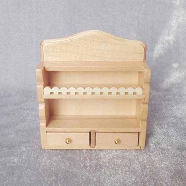 Miniatura 1:12 - Szafka in Legno per Casa delle Bambole - Mobili Decorativi