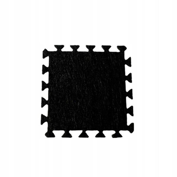 Miniaturemåtte 1:12 til Dukkehjem – 15 stk. sort og hvid