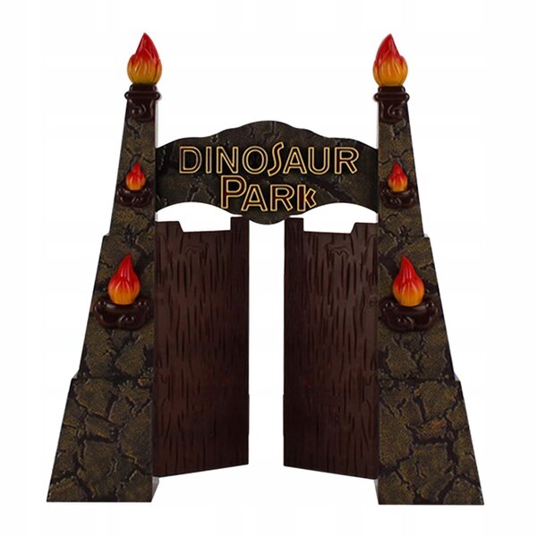 Decorazione Porta Parco Dinosauri in PVC per Ambienti Tematici e Compleanni