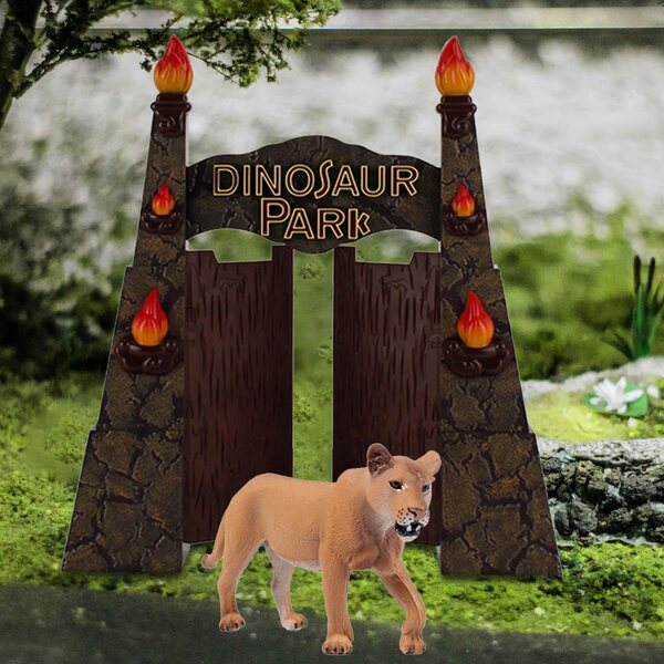Decorazione Porta Parco Dinosauri in PVC per Ambienti Tematici e Compleanni