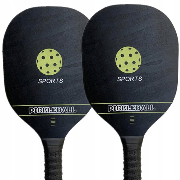 Pickleball racketset in populierenhout met tas en ballen inbegrepen
