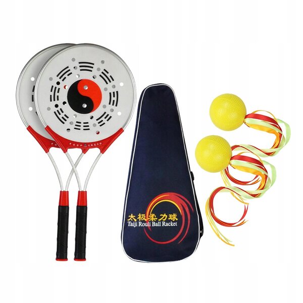Set di racchette e palline Tai Wing Chun Wushu per esercizi e salute