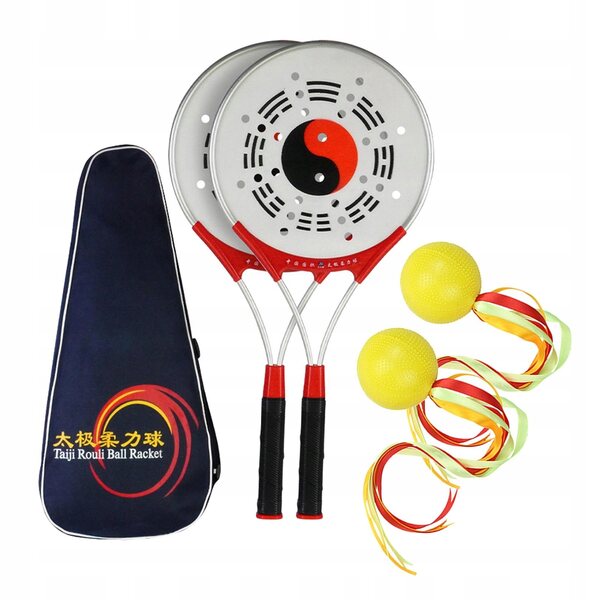 Set di racchette e palline Tai Wing Chun Wushu per esercizi e salute