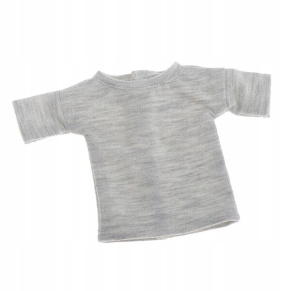Lässiges graues T-Shirt für 1/6 Blythe BJD Puppen, handgefertigte Kleidung