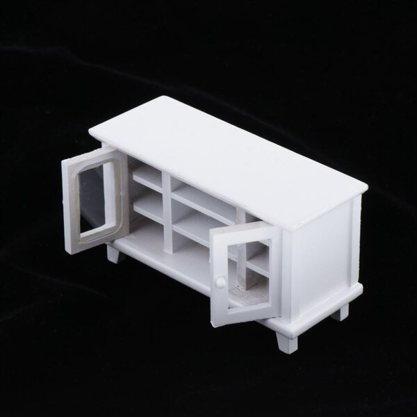 Cottage per bambole in legno 1:12 con mobili e accessori realistici