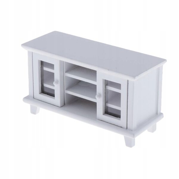 Cottage per bambole in legno 1:12 con mobili e accessori realistici