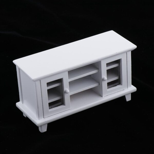 Cottage per bambole in legno 1:12 con mobili e accessori realistici