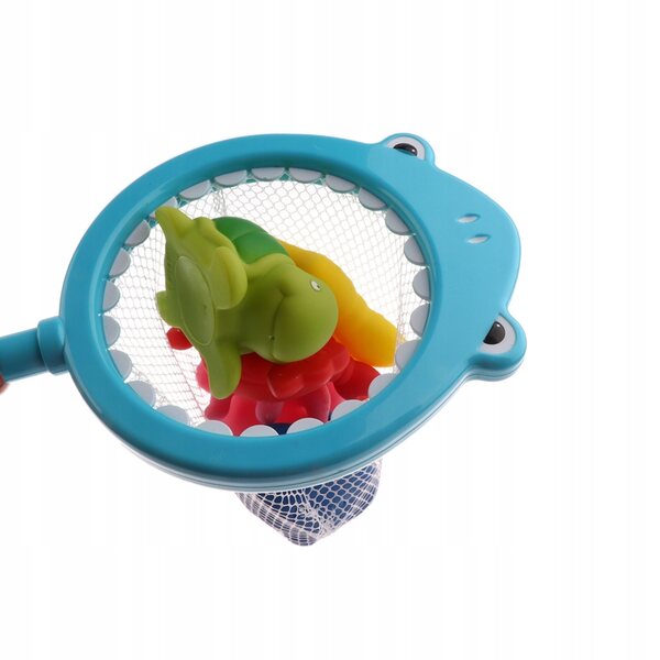 Lot de 6 jouets de bain animaux en bois multicolores pour enfants