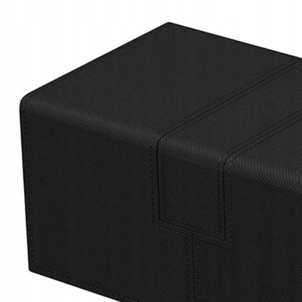 Organizer in PU Velvet per Carte da Gioco con 3 Scomparti Nero