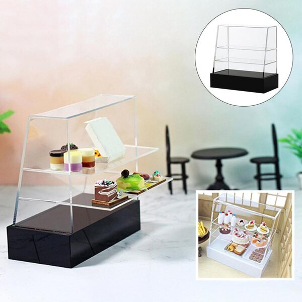Küchenmöbel für Puppenhäuser im Maßstab 1:12 und 1:6 mit süßer Vitrine