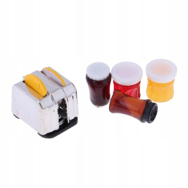 1:12 Miniatur-Brotbackautomat mit Puppenhauszubehör
