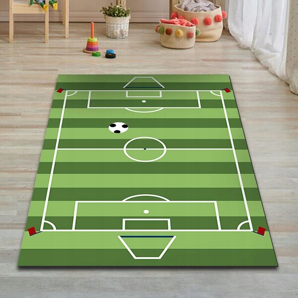 Tappeto sportivo antiscivolo per bambini ideale per camera e soggiorno 60x90 cm