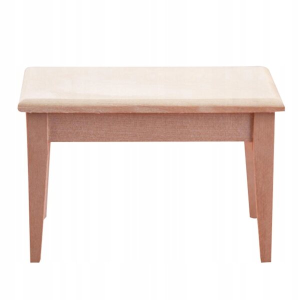 "1/12 Scale Dolls House Wooden Unpainted Desk Miniature Furniture, Kids"