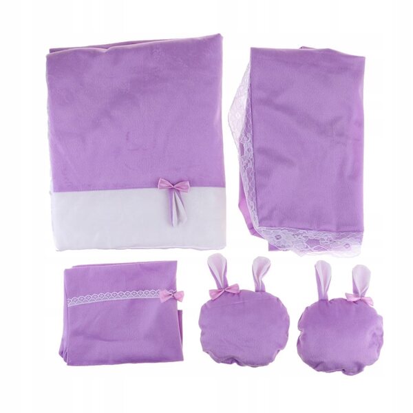Komplettes Bettwäscheset für 60 cm große Nacht-Lolita-Puppen aus Papier und Stoff