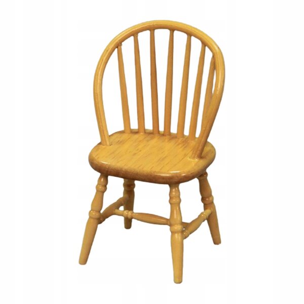 Mini Sedia in Legno Vintage per Casa delle Bambole Accessorio Realistico