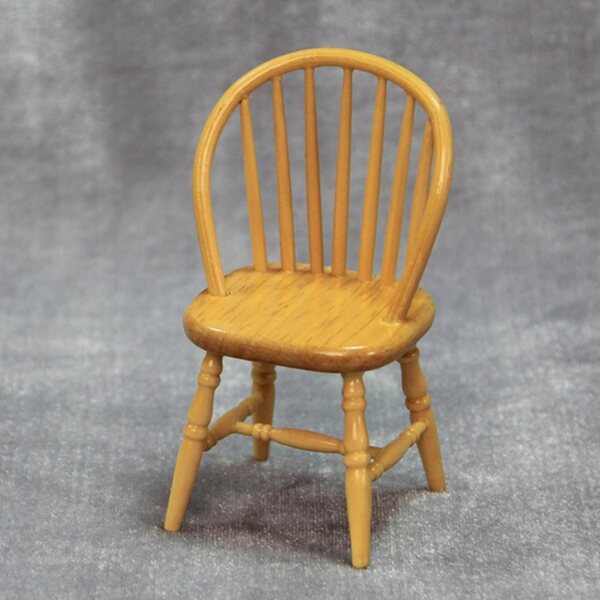 Mini Sedia in Legno Vintage per Casa delle Bambole Accessorio Realistico