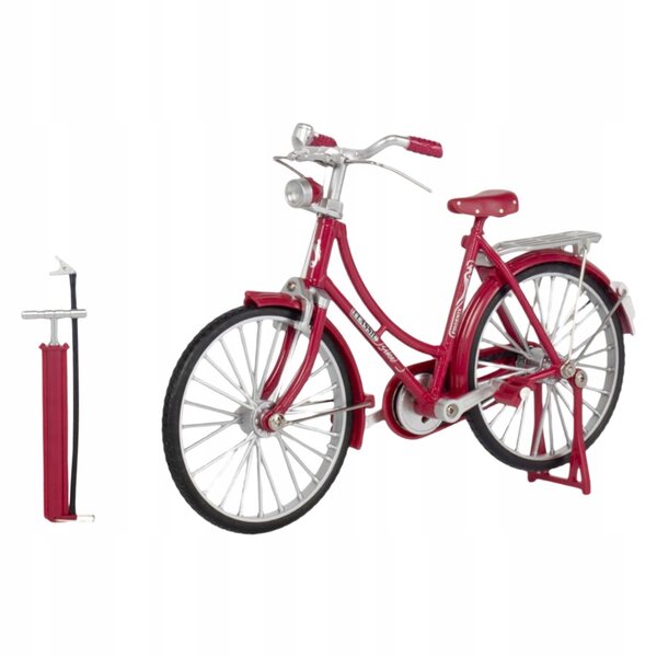 Miniatur-Vintage-Fahrradmodell im Maßstab 1:10 mit drehbarem Rad und realistischen Details