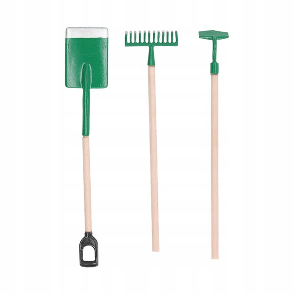 Attrezzi manuali da giardino in miniatura in scala 1:12 per decorazioni e modellismo