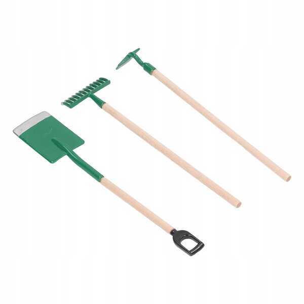 Attrezzi manuali da giardino in miniatura in scala 1:12 per decorazioni e modellismo