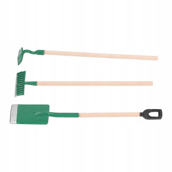 Attrezzi manuali da giardino in miniatura in scala 1:12 per decorazioni e modellismo