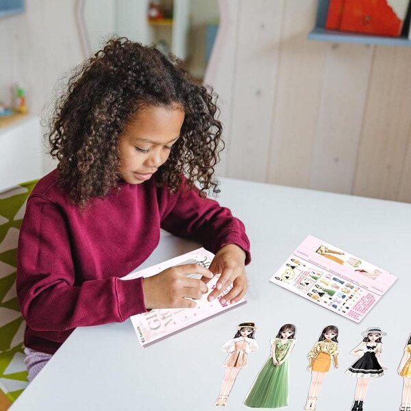 Set Bambole Magnetiche Da Vestire - Gioco Creativo e Puzzle Educativo per Bambini